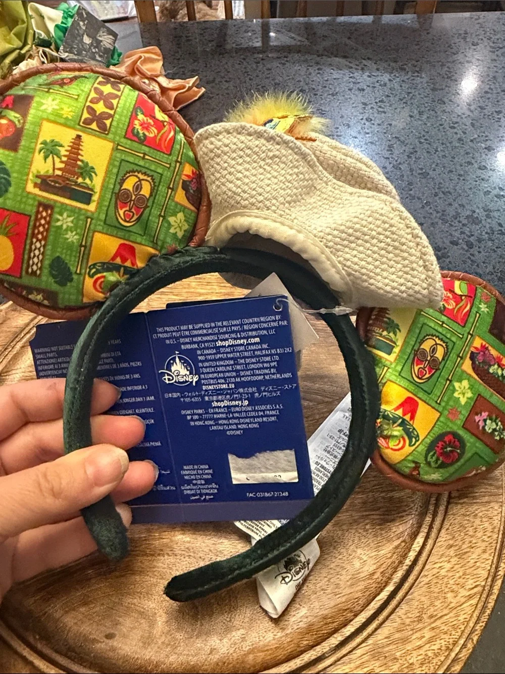 Disney Walt Disney world 50 th celebration enchanted tiki room ears